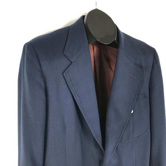 Vintage Cricketeer for Robert Burns Button Down Blazer /Suit Jacket Size 44 Long - Picture 5 of 15